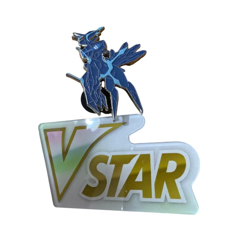 Pokémon TCG Premium Collection Blue Dialga Enamel Collector's Pin & V Star